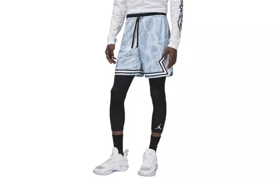 Спортивные шорты мужские, синие, вымытые Jordan, синий