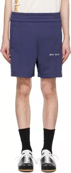 Спортивные шорты Navy Classic Logo Palm Angels