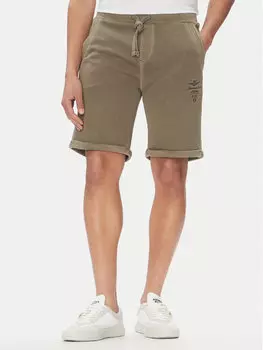 Спортивные шорты обычного кроя 251BF016F583 Aeronautica Militare, хаки