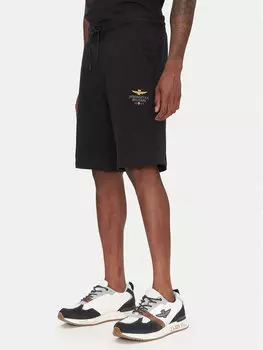 Спортивные шорты обычного кроя 251BF017F459 Aeronautica Militare, черный