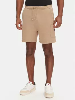 Спортивные шорты обычного кроя Badge DM0DM18479 Tommy Jeans, бежевый
