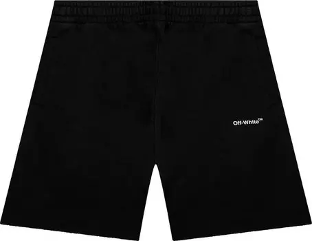 Спортивные шорты Off-White Caravag Arrow Sweatshort 'Black', черный