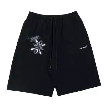 Спортивные шорты Off-White с логотипом, Черный
