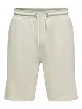 Спортивные шорты ONLY & SONS "ONSNEIL SWEAT SHORTS", однотонные, цвет Silver Lining