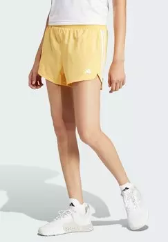 Спортивные шорты PACER STRIPES HIGH-RISE adidas Performance, цвет semi spark white