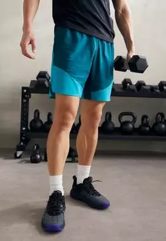 Спортивные шорты Peak Hybrid Short Under Armour, цвет hydro teal/circuit teal/black