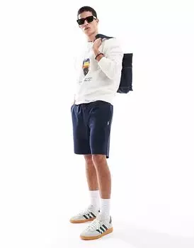 Спортивные шорты Polo Ralph Lauren с логотипом двойной вязки темно-синего цвета CO-ORD