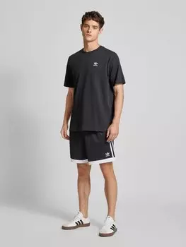 Спортивные шорты прямого кроя с этикетками, модель «Mockeylet» adidas Originals, черный