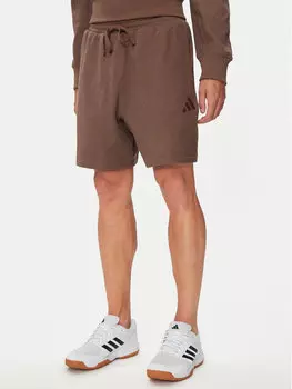 Спортивные шорты regular fit Adidas, коричневый