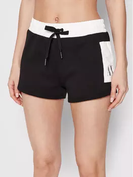 Спортивные шорты regular fit Armani Exchange, черный