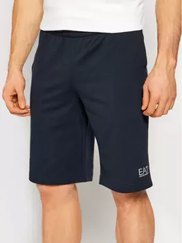 Спортивные шорты regular fit Ea7 Emporio Armani, синий
