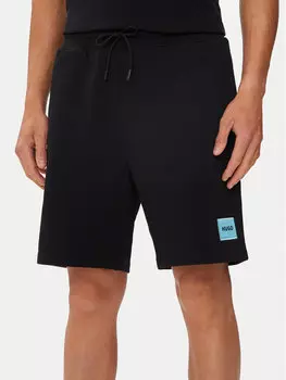 Спортивные шорты regular fit Hugo, черный
