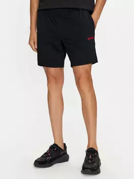 Спортивные шорты regular fit Hugo, черный