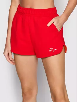 Спортивные шорты regular fit Hugo, красный