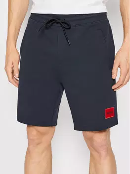 Спортивные шорты regular fit Hugo, синий