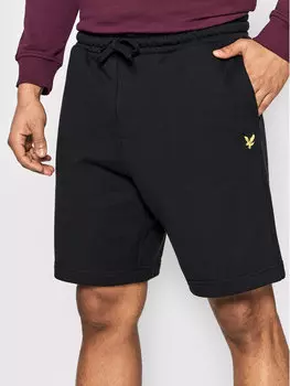 Спортивные шорты regular fit Lyle & Scott, черный