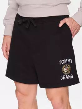 Спортивные шорты regular fit Tommy Jeans, черный