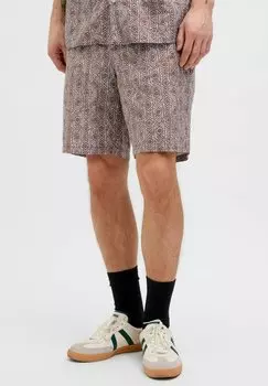 Спортивные шорты RELAXED FIT Jack & Jones, серо-коричневый