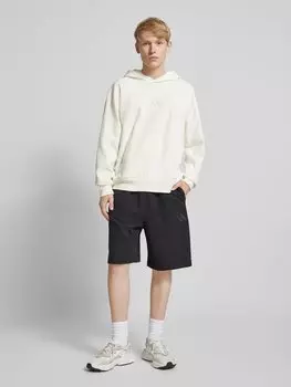 Спортивные шорты с эластичным поясом ADIDAS SPORTSWEAR, черный