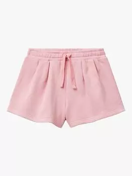 Спортивные шорты с эластичным шнурком для детей Benetton, розовый