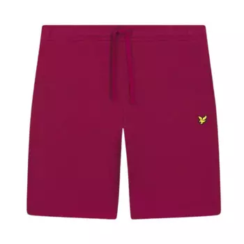 Спортивные шорты с богатым логотипом Lyle & Scott, бургундия