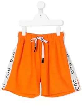 Спортивные шорты с лампасами DUOltd, оранжевый