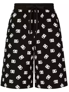 Спортивные шорты с логотипом DOLCE & GABBANA, черный