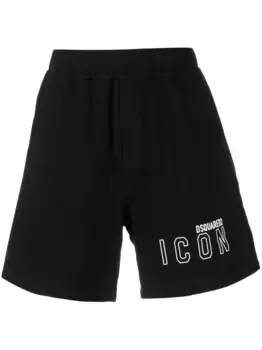 Спортивные шорты с логотипом DSQUARED2, черный