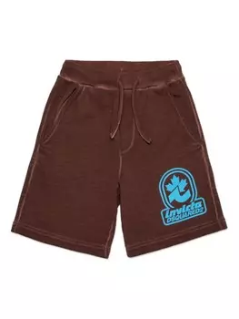Спортивные шорты с логотипом DSQUARED2 KIDS, коричневый