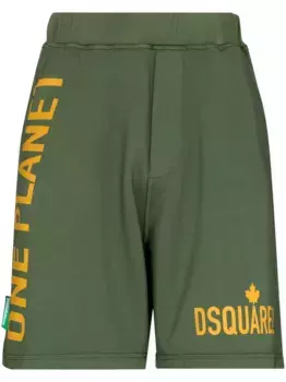 Спортивные шорты с логотипом DSQUARED2, зеленый