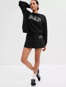 Спортивные шорты с логотипом Gap, черный