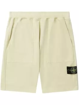 Спортивные шорты с нашивкой Compass Stone Island, бежевый