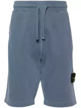 Спортивные шорты с нашивкой Compass Stone Island, синий