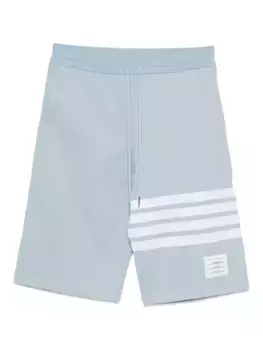 Спортивные шорты с отделкой в полоску THOM BROWNE, синий