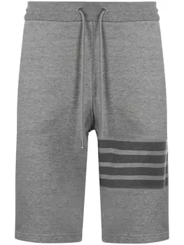 Спортивные шорты с полосками 4-Bar Thom Browne, серый