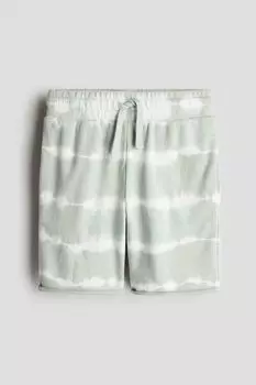 Спортивные шорты с принтом H&M, зеленый