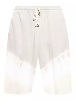 Спортивные шорты с принтом тай-дай MM6 Maison Margiela, нейтральный