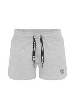 Спортивные шорты с широким поясом CHIEMSEE, цвет Neutral Gray Melange