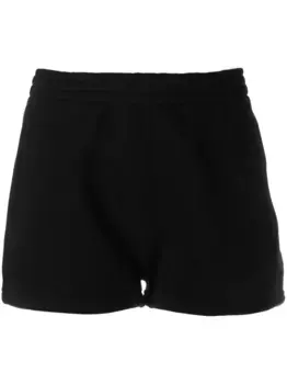 Спортивные шорты с вышитым логотипом Alexander Wang, черный