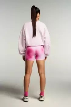 Спортивные шорты с высокой талией H&M, красный
