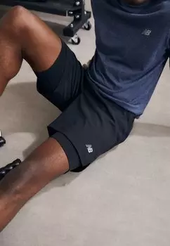 Спортивные шорты SEAMLESS SHORT New Balance, цвет black