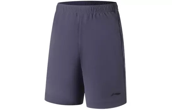 Спортивные шорты серии Fitness мужские цвета черного дерева Lining, черный