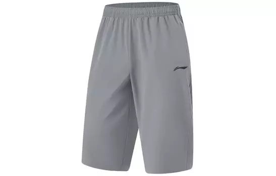 Спортивные шорты серии Fitness, мужские, серые Lining, серый