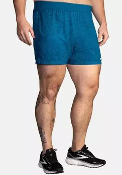 Спортивные шорты Sherpa 5" Brooks, цвет dk ocean terrain print