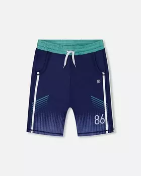 Спортивные шорты синие Deux par Deux, синий