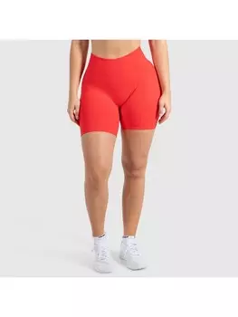 Спортивные шорты SMILODOX Cetrina Scrunch, красный