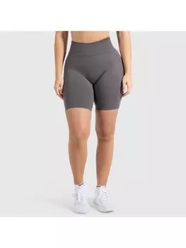 Спортивные шорты SMILODOX Maria Solid Scrunch, антрацит