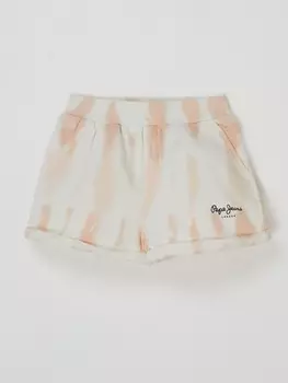 Спортивные шорты со сплошным рисунком, модель «Женева» Pepe Jeans, молочный