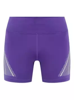 Спортивные шорты со светоотражающими полосками Adidas by Stella McCartney, фиолетовый