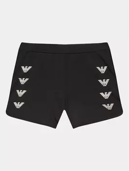 Спортивные шорты стандартного кроя Ea7 Emporio Armani, черный